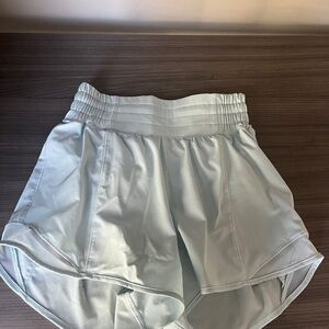 Lululemon Athletica Women's Light Blue Athletic Shorts